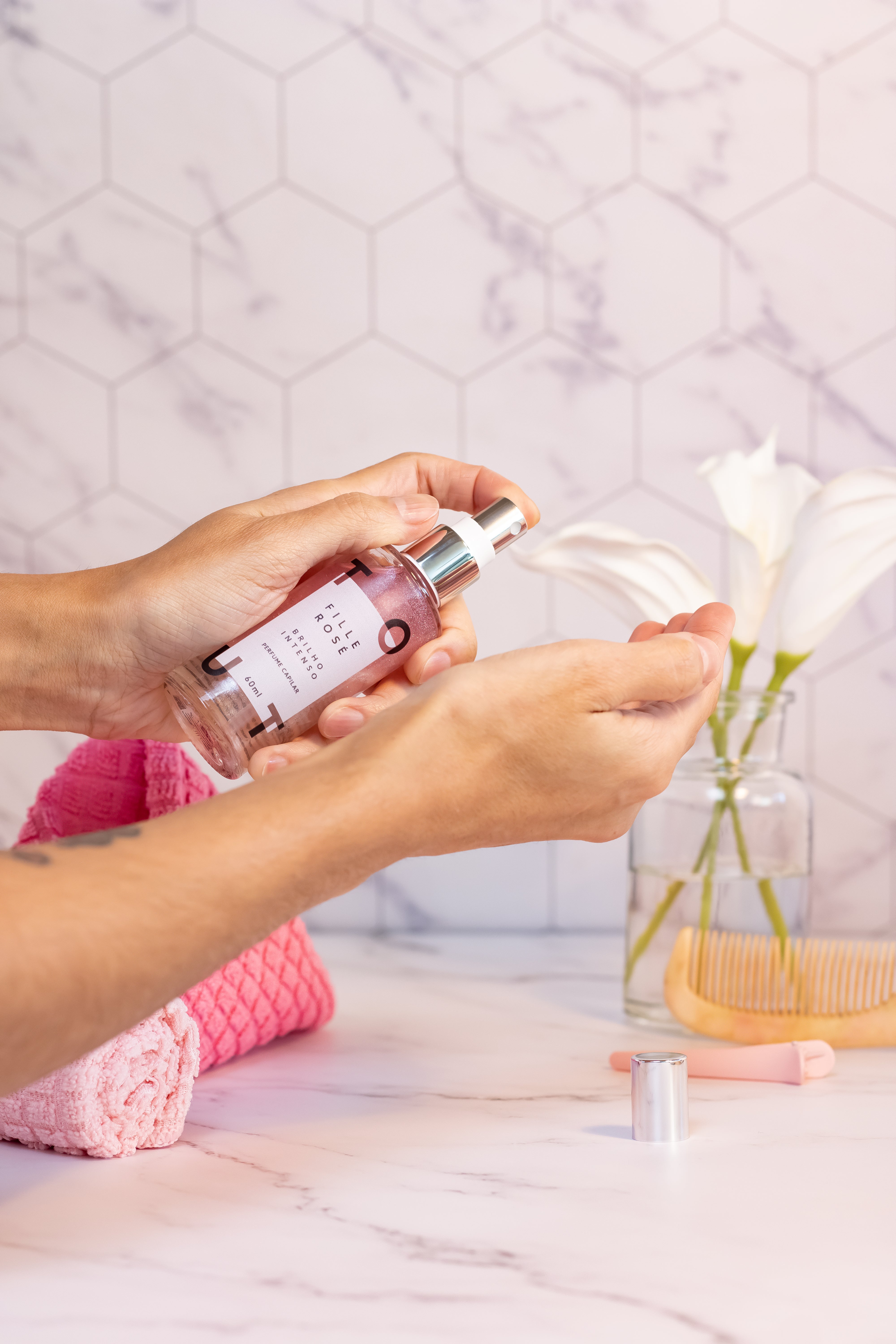 Perfume capilar 60ml - Fille Rosé