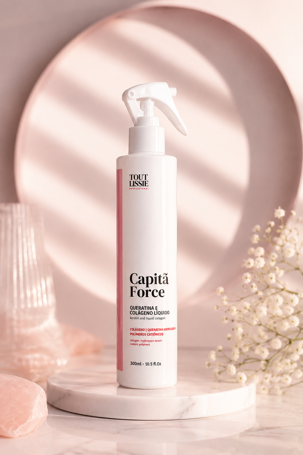 Queratina e Colágeno Líquido 300ml - Capitã Force