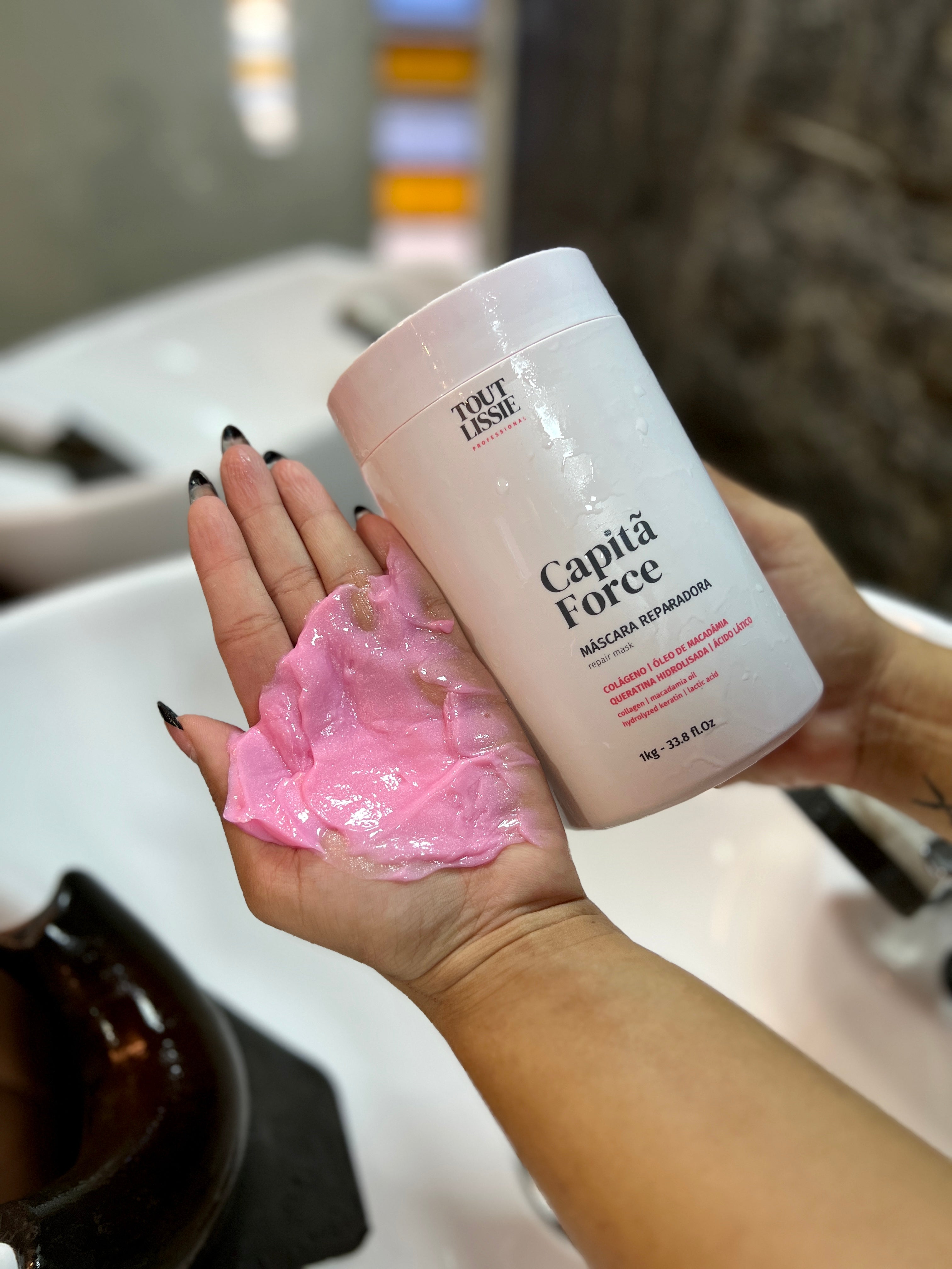 Kit Reconstrução Force Profissional (shampoo + máscara)
