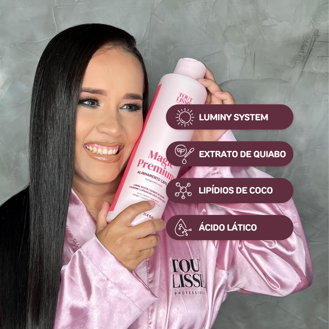 Kit Progressiva Capilar 1L + Shampoo Capilar 1L | Magic Premium