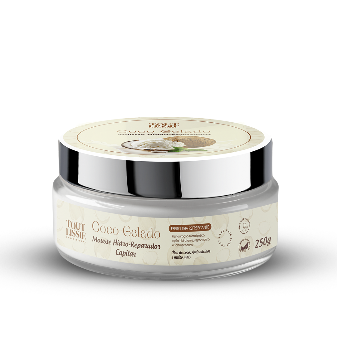 Máscara Mousse Hidro-Reparador Coco Gelado