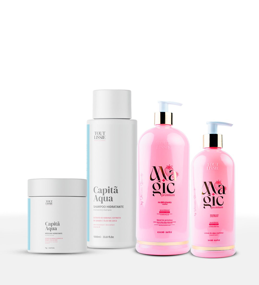 Kit Progressiva + Hidratação Profissional(Shampoo e Mascara)