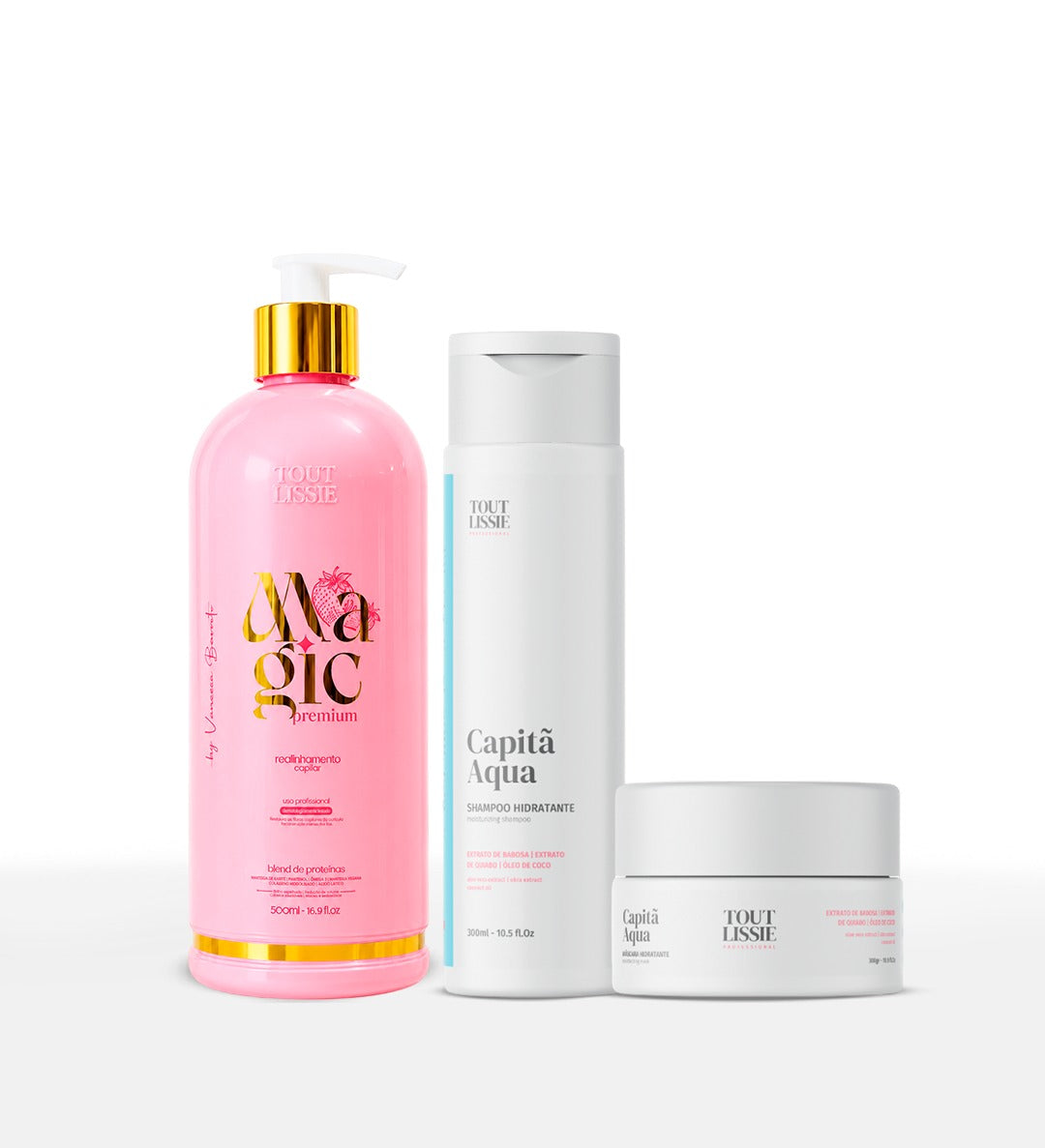 Combo Progressiva Mini 500 ML + Kit Aqua Home care (shampoo + mascara)