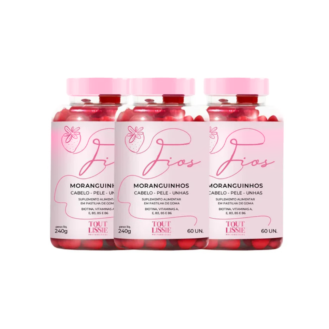 Gominhas Mais Fios 240g - 3 Frasco