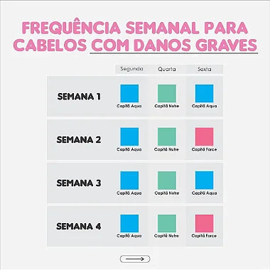 Cronograma Capilar Capitãs - Profissional