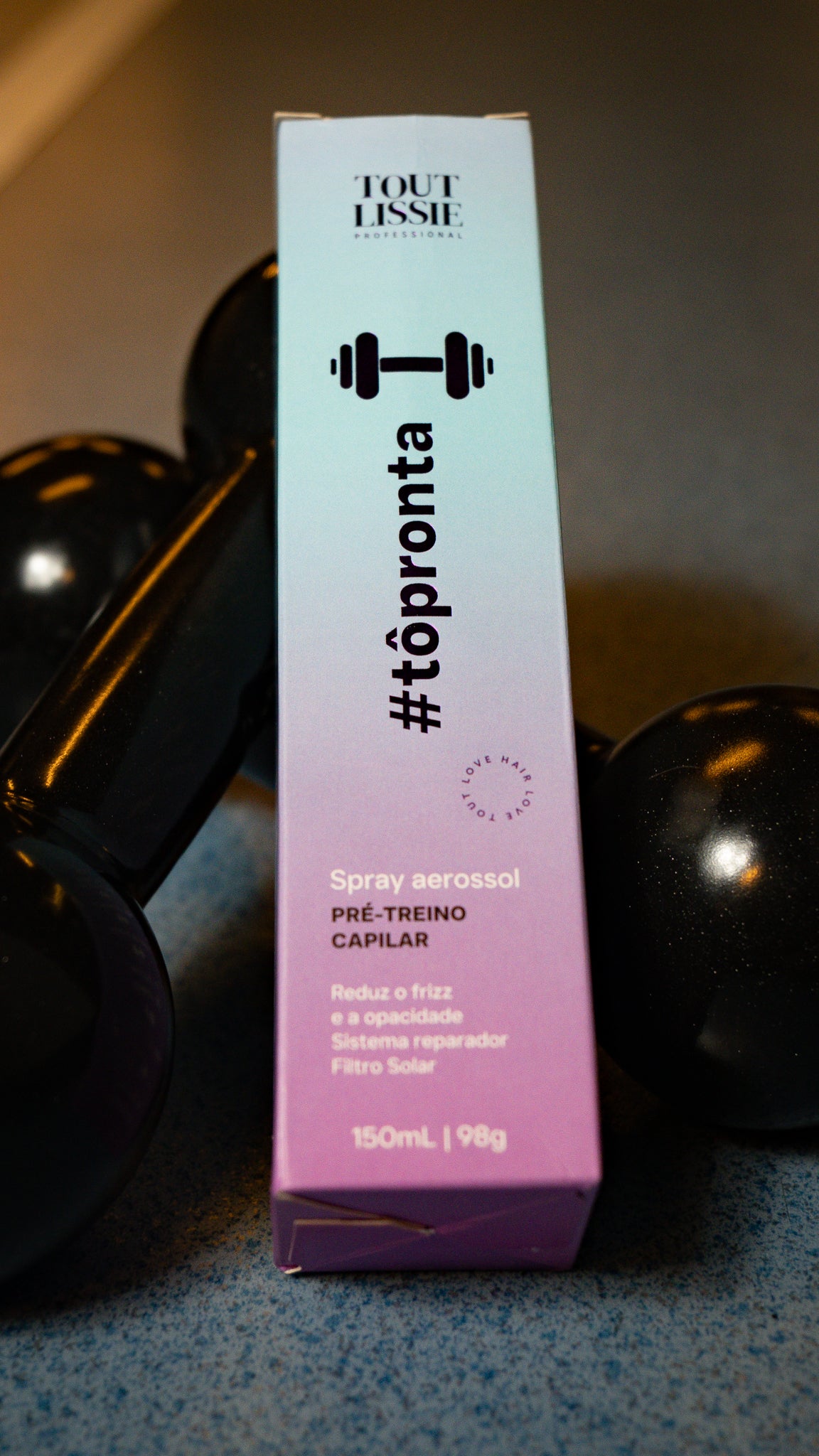 #Tô Pronta - Spray Aerossol Pré - Treino Capilar 150 ML