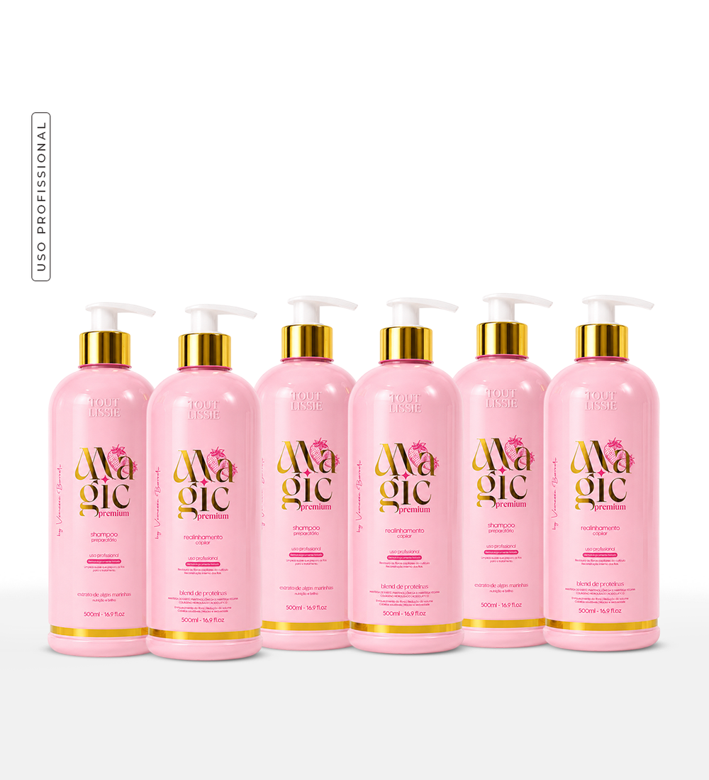 Combo 3  Kit Progressiva Magic 500 ML