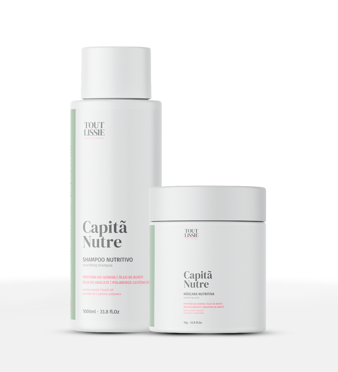 Kit shampoo + Mascara Nutre Profissional