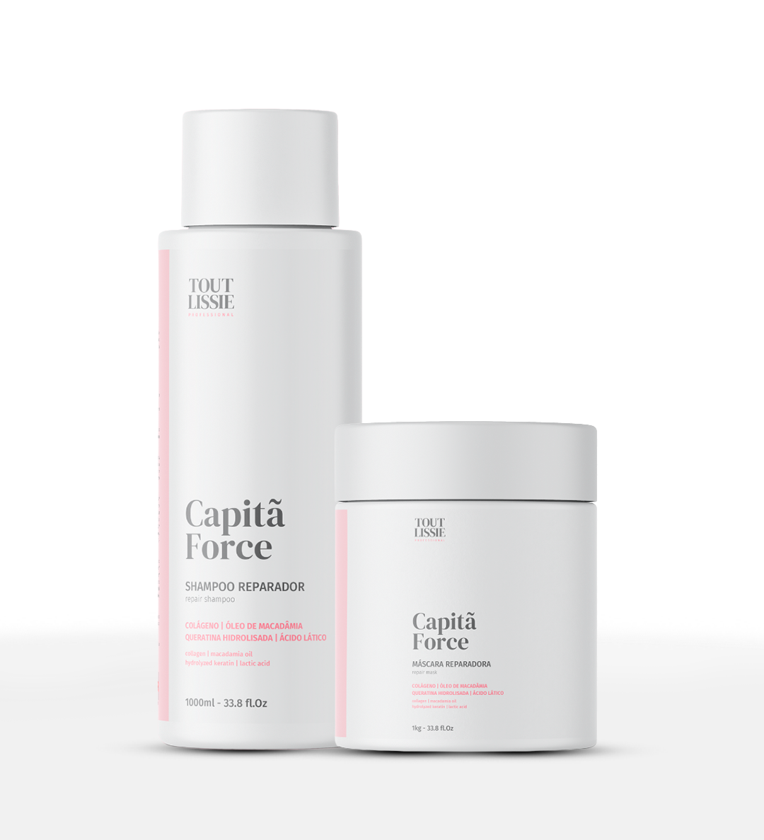 Kit shampoo + Mascara Force Profissional
