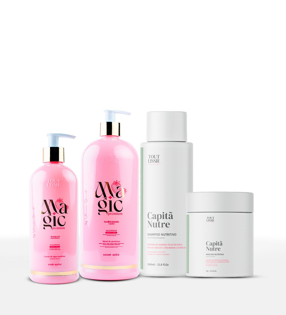 Kit Progressiva + Nutrição Profissional(Shampoo + Máscara)