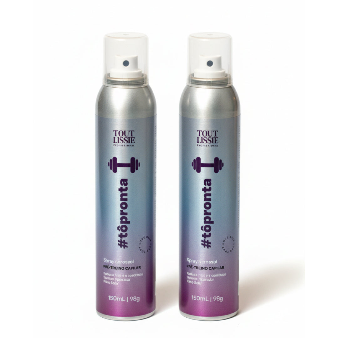 Combo 2 Spray Aerossol Pré - Treino Capilar 150 ML