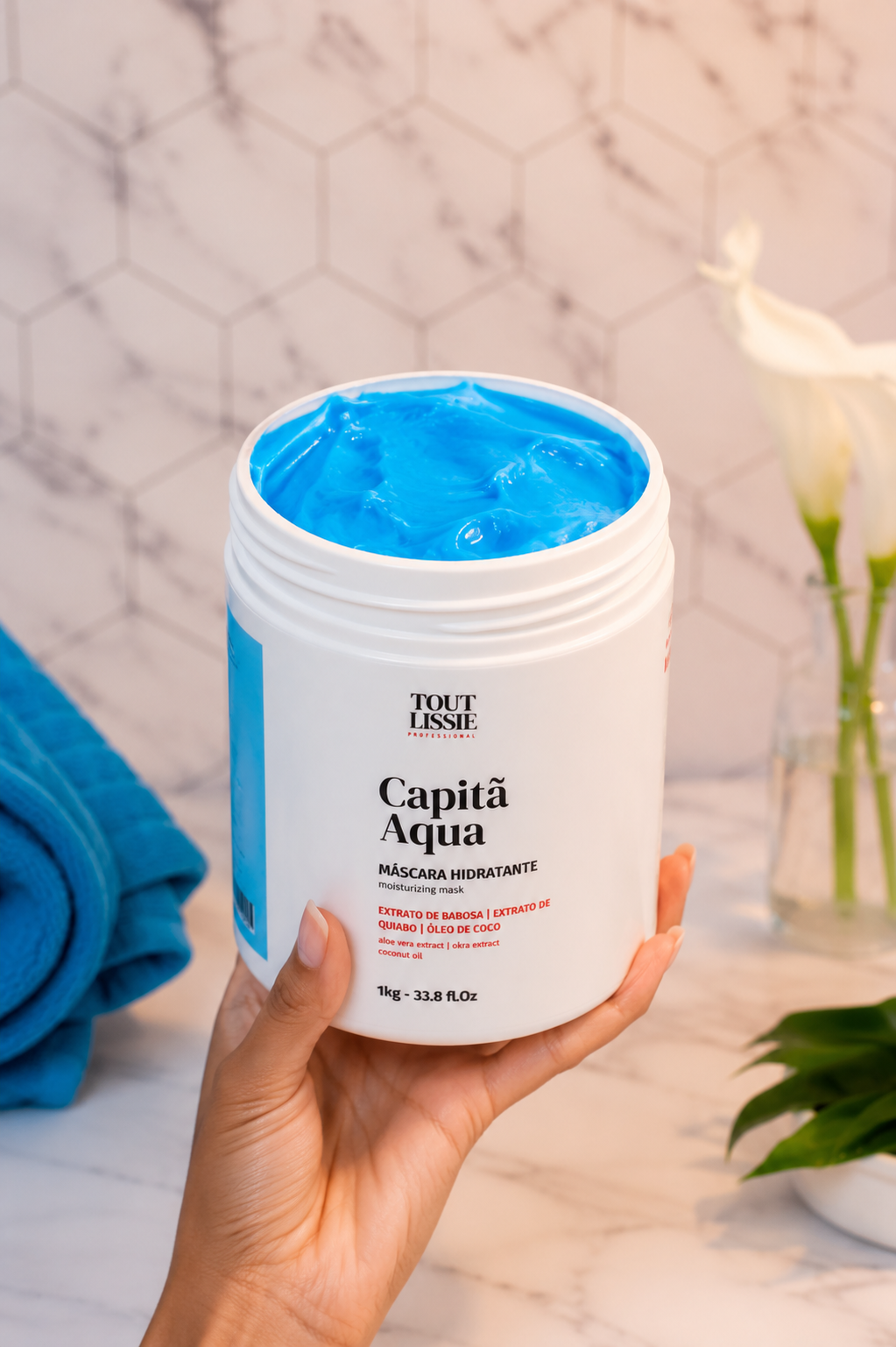 Máscara Hidratante 1kg - Capitã Aqua