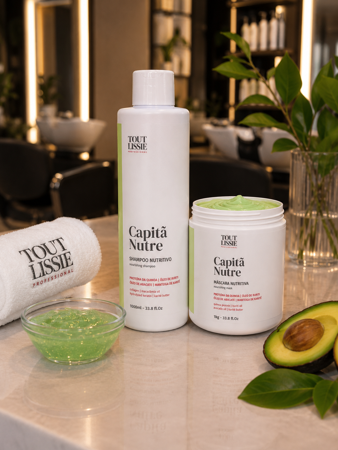 Kit Nutrição Profissional (shampoo + Máscara)