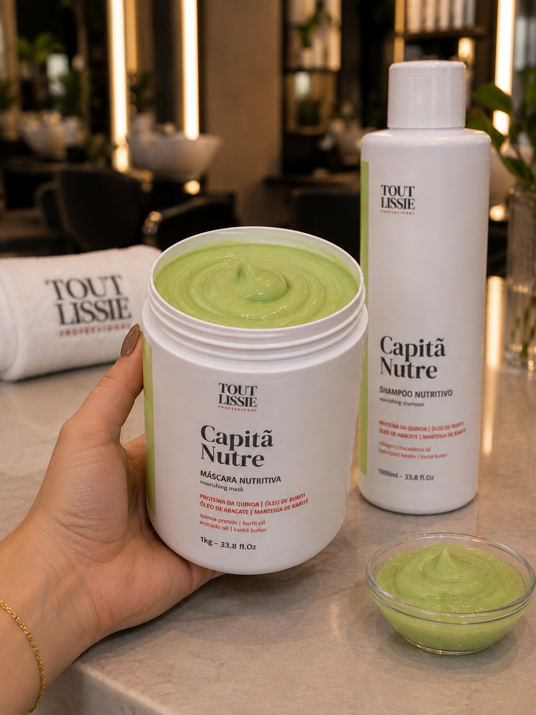 Kit Nutrição Profissional (shampoo + Máscara)