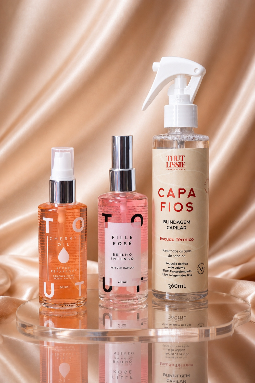 Combo Perfume + Sérum Reparador + Capa Fios