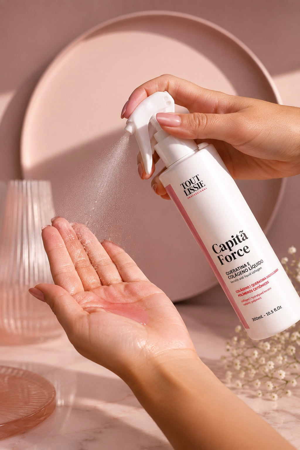 Queratina e Colágeno Líquido 300ml - Capitã Force