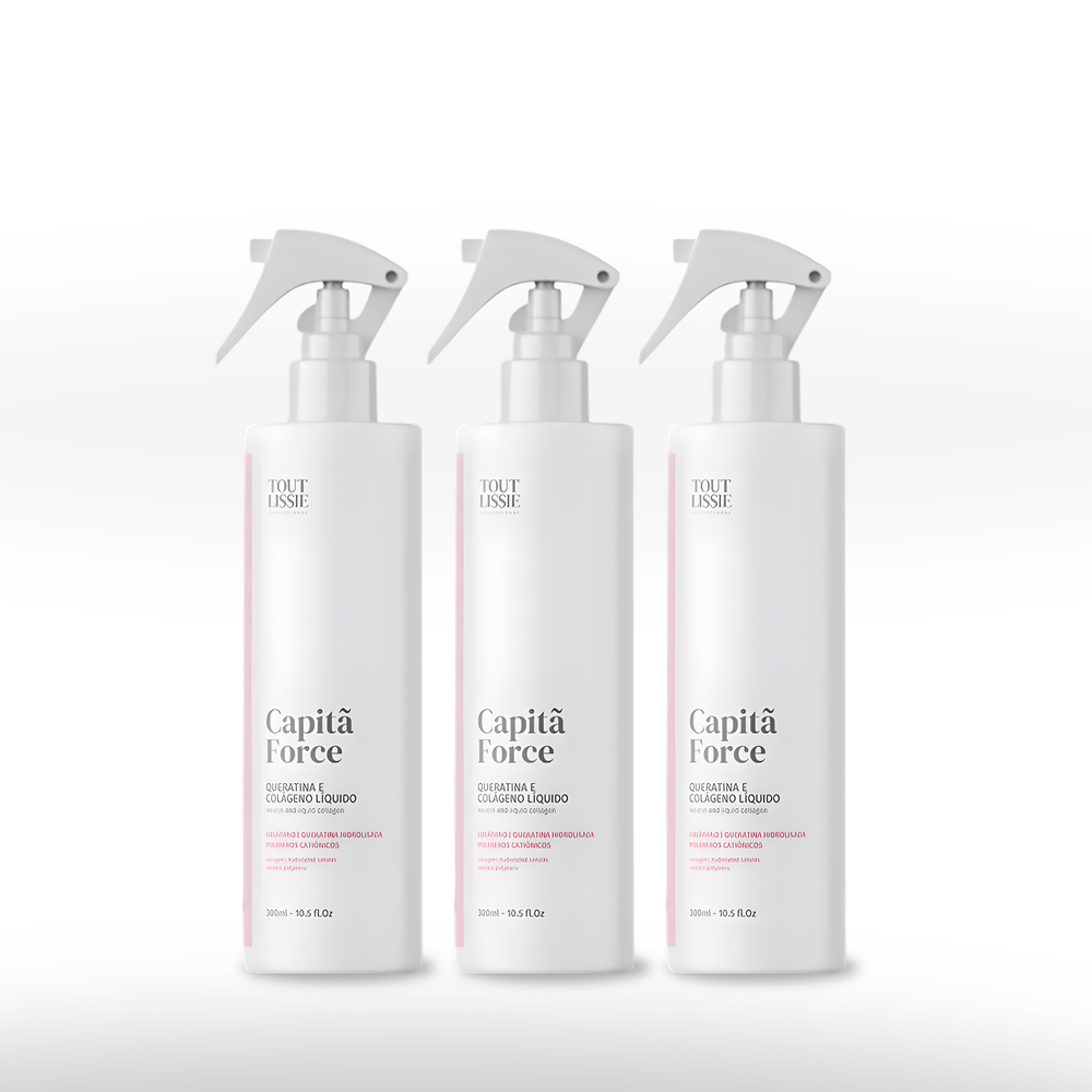 Combo - 3 (Queratina & Colageno 300 ML) - Capitã Force
