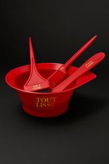 Kit Cumbuca & Pincel  Vermelho - Tout Lissie