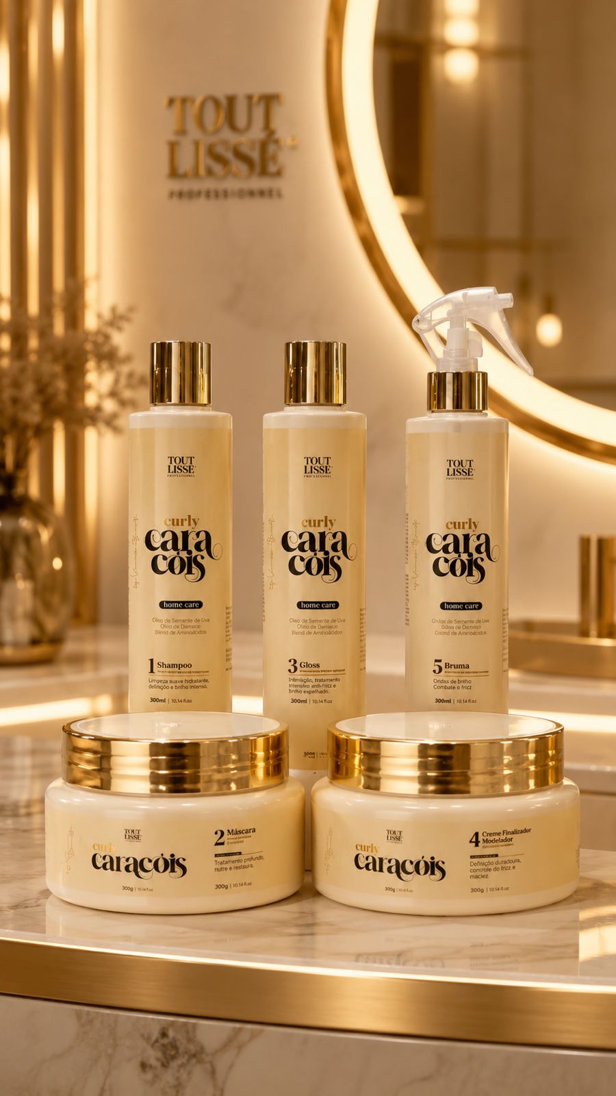 Kit Curly Caracóis Home Care