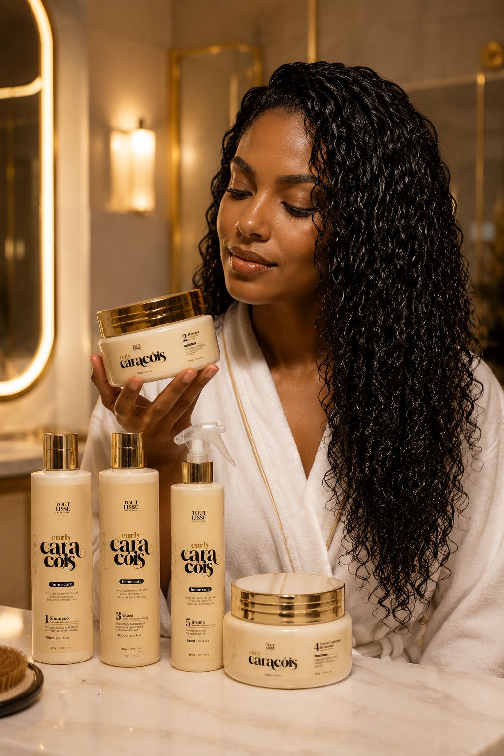 Kit Curly Caracóis Home Care