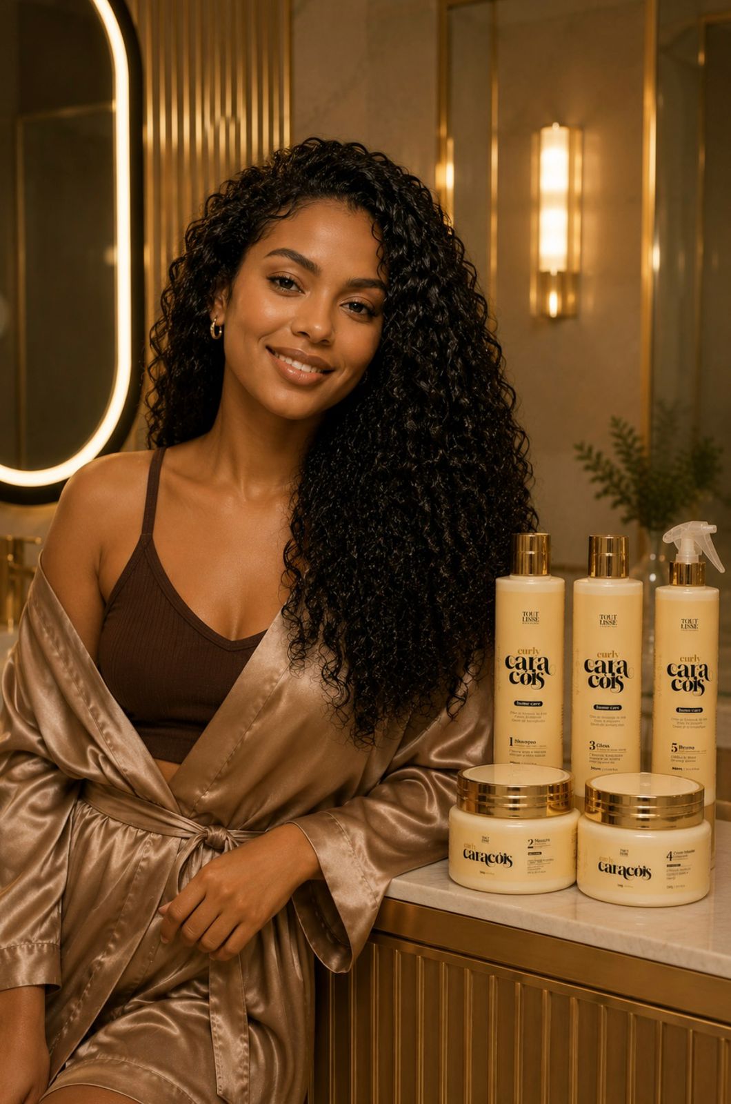 Kit Curly Caracóis Home Care