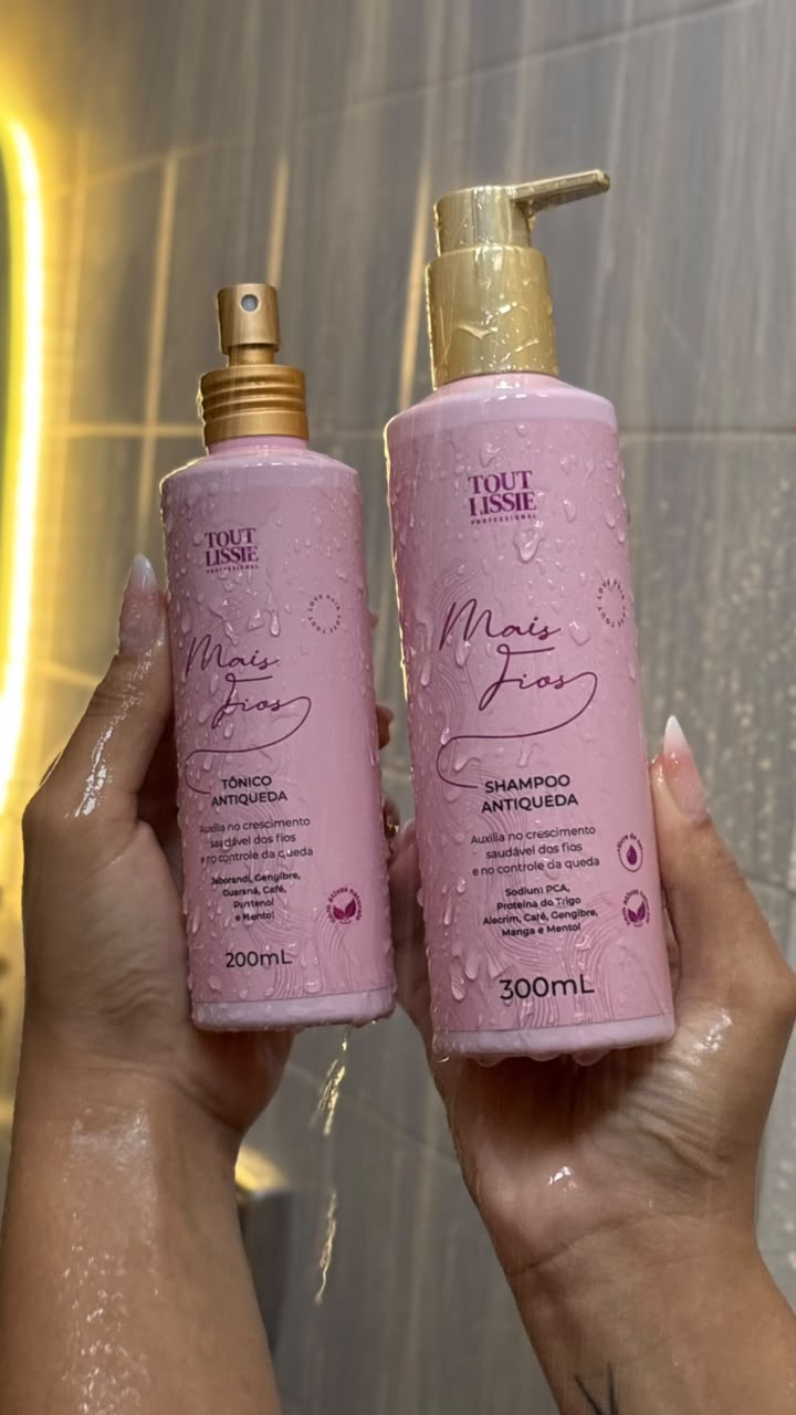 Kit Crescimento e Queda(Shampoo + Tônico Mais Fios)