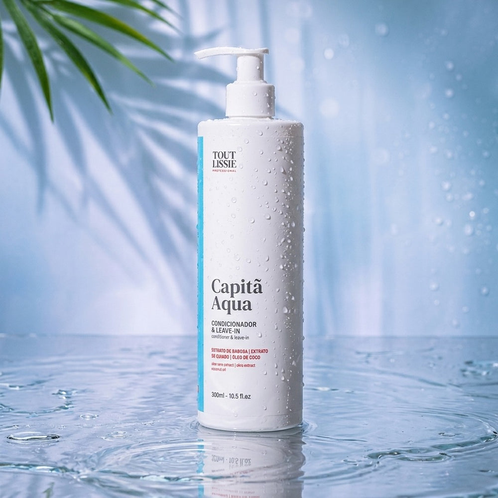 1 Leave-In 2 em 1 - Condicionador & Leave-in Hidratante Capitã Aqua 300ml.