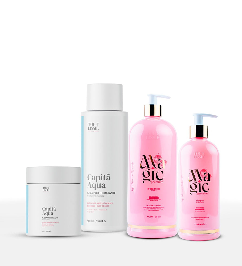 Kit Progressiva + Hidratação  Profissional(Shampoo + Máscara )