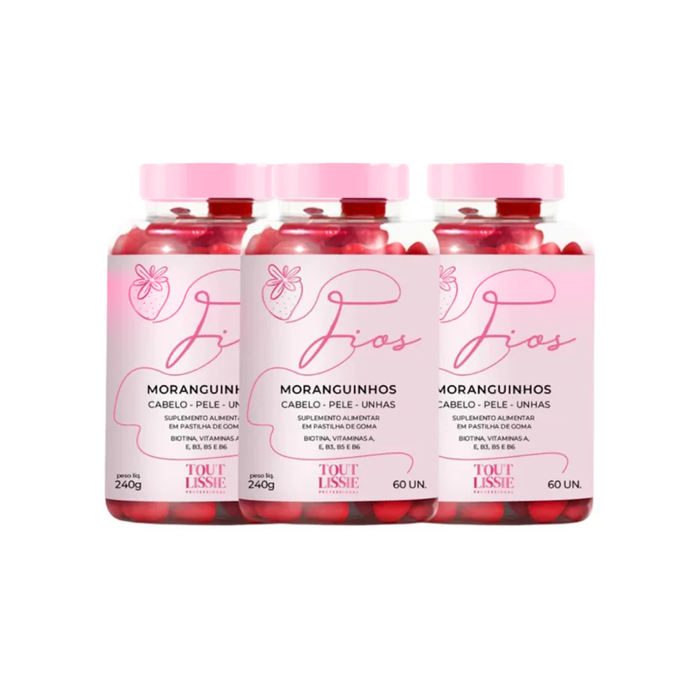 Gominhas Mais Fios 240g - 3 Frasco