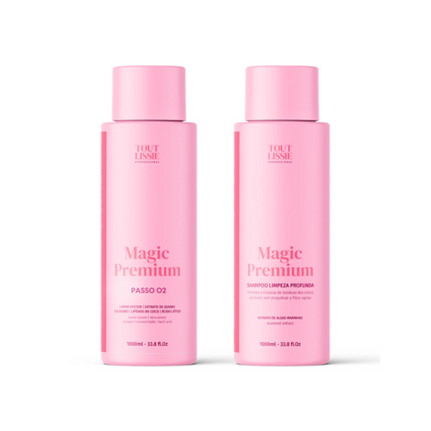 Kit Progressiva Capilar 1L + Shampoo Capilar 1L | Magic Premium