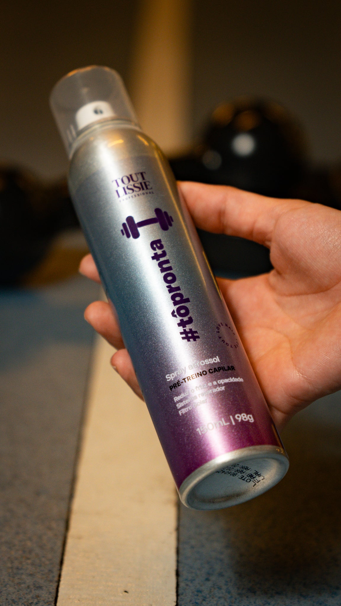 #Tô Pronta - Spray Aerossol Pré - Treino Capilar 150 ML